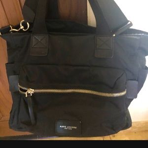 Marc Jacob’s “Biker” nylon diaper bag with removable strap